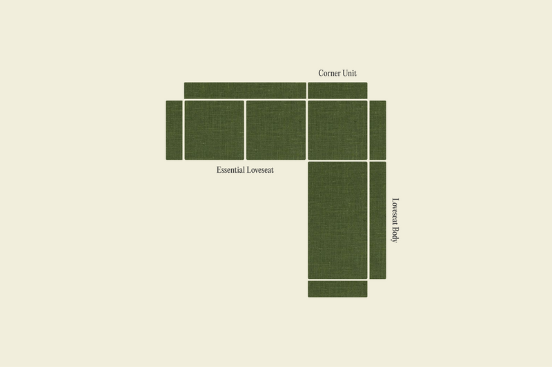 Expansion Kit: 5 Seat Corner Sectional