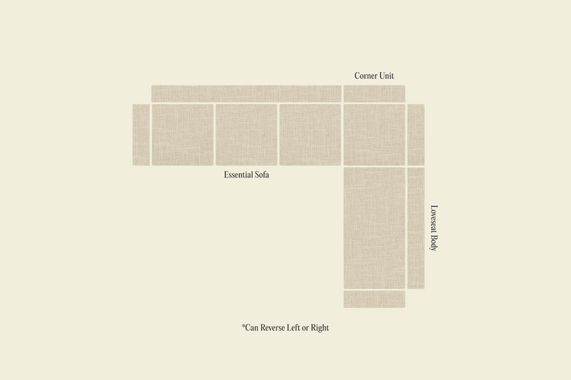 Expansion Kit: 6 Seat Corner Sectional