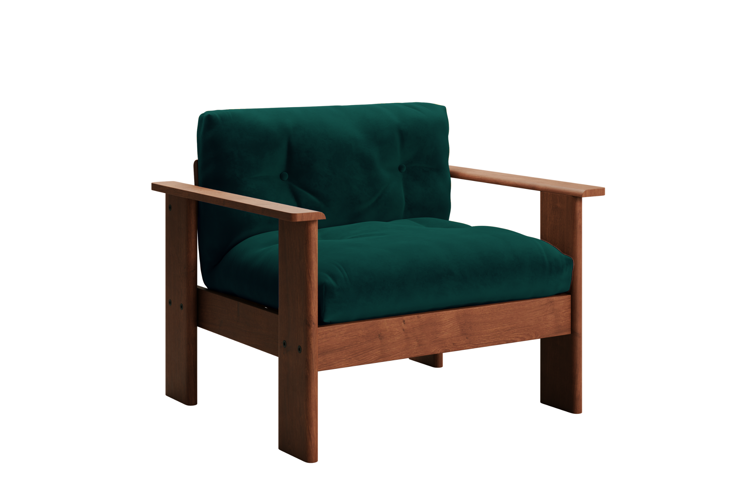 The Bacana Armchair in Recycled Velvet