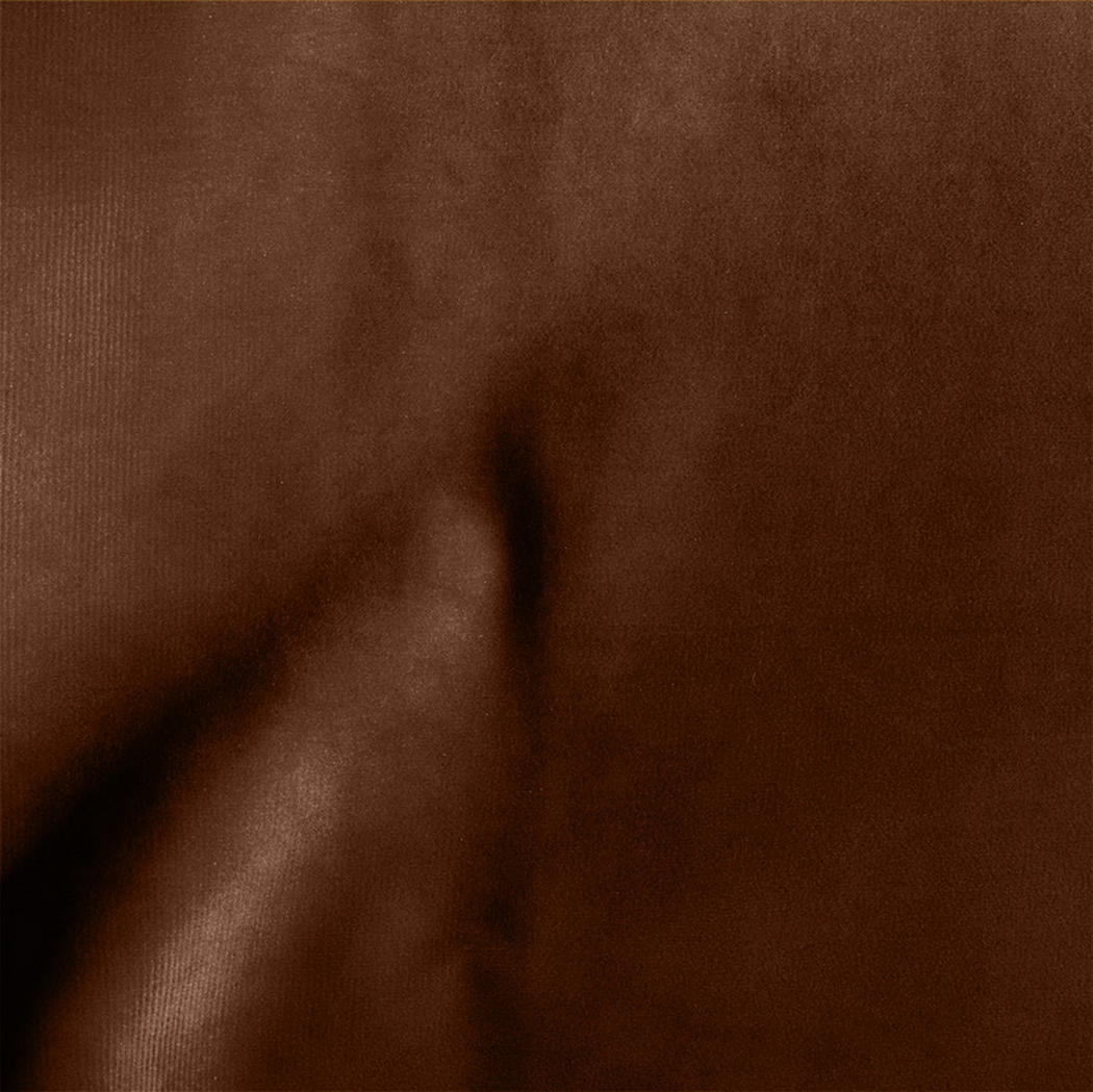 Chocolate Recycled Velvet