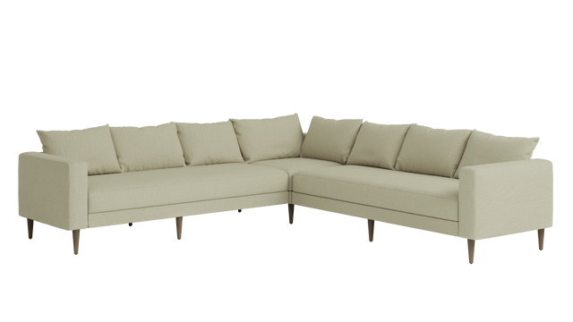Slipcover: The Essential Corner Sectional (7 Seat) in Hemp