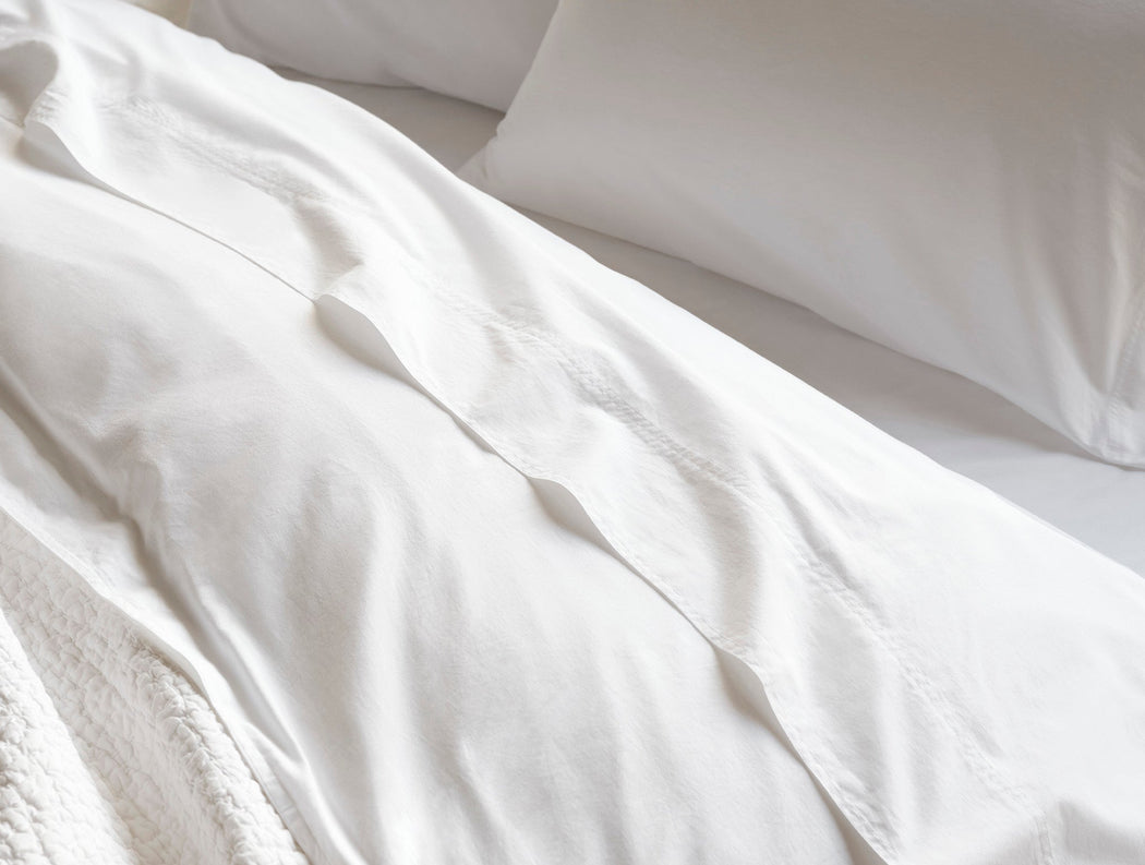 Organic Crinkled Percale™ Duvet Set