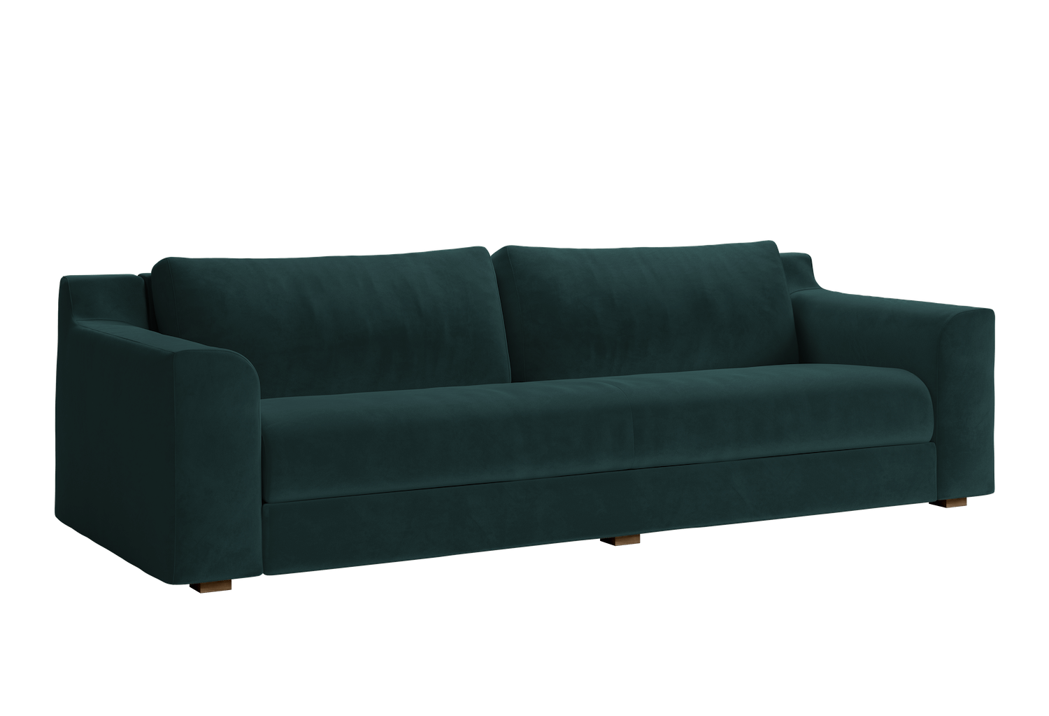 The Elevate 96" Sofa in Recycled Velvet