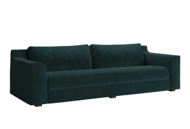 The Elevate 96" Sofa in Recycled Velvet