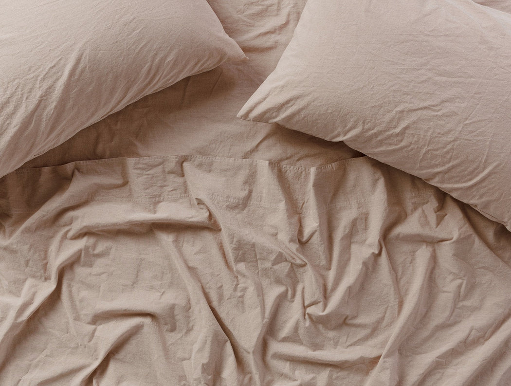 Organic Crinkled Percale™ Sheet Set